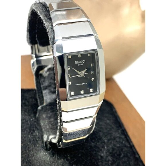 Roberto Bianci Women's Watch RB16963 Classico Quartz Black Dial Tungsten 18mm - Picture 12 of 13